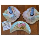 Pair Vintage Nippon China  Trinket Dishes (3 pcs)