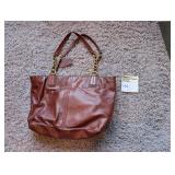 Brown Leather Coach Purse