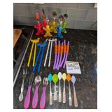 Assorted Children's Eating Utensils