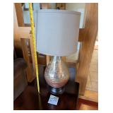 Mercury Glass/ Lacquered Glass Table Lamp