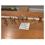 Vintage Plastic & Tin N. American Mini Figurines