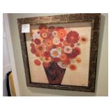 Framed Floral Wall Art