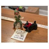 Vintage Japanese Figurines, Peter Pan & Dog