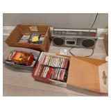 Vintage Panasonic Portable Stereo & Cassette Tapes