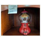 Vintage Supreme Coin Operated Gumball Machine