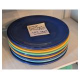 Vintage Fiestaware Dinner Plates 8 pcs (Unmarked)