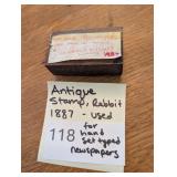 Antique Stamp, Rabbit 1887 - Used