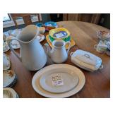 Assorted White English Porcelain Dishes