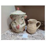 Tuscan Style Stoneware Pottery Decor