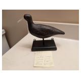 Nettle Creek Carved Wood Sand Piper/Shore Bird (B)