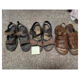 Men's Sz 11 Leather Sandals (Born, M, Etc