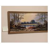 Signed Framed VTG Landscape Painting