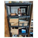 Plastic Utility Shelf w/ contents