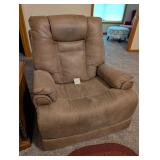 Flexsteel Adjustable Power Leather Recliner