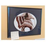 Framed American Flag Photograph