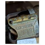 VTG/Antique Micrometer Cast Iron Scale
