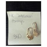 14K 'Jerusalem' Earrings