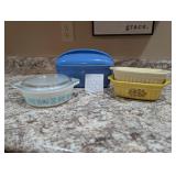 VTG Hall, Pyrex, Pfaltzgraff Baking Dishes