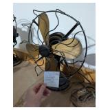 (2) VTG/Antique Metal Fans (B)