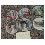 Vintage Porcelain Transfer Plaques/Coasters