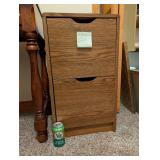 Wood Look 2 Drawer Filing Cabinet