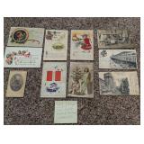 Antique Post Cards- Photos & Holidays (Written on)