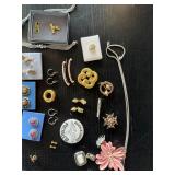 Misc Jewelry, Brooches, Earrings, Necklaces, etc