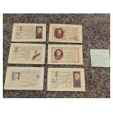 Antique/Vtg James Whitcomb Riley Quote Post Cards