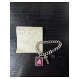 Sterling Silver Charm Bracelet