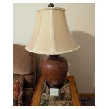 Red Crocodile Pattern Table Lamp (B)