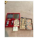 Scrabble, Dominoes, Chess, Chinese Checkers