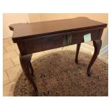VTG Ethan Allen Cherry flip top game/card table,