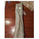 Neutral area rug, 4 x 6 ft
