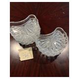 Set of 9 Crystal Glass Relish/Candy Dishes