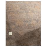 Blue and neutral area rug, 9 x 6 ft