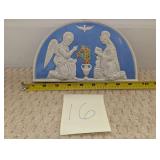 La Bottega D'Arte Glazed terracotta wall plaque