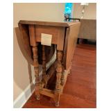 ATQ drop leaf gate leg natural oak wooden table