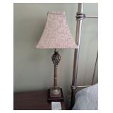 Ornate damask resin table lamp (b)