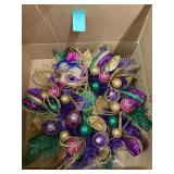 Mardi Gras Wreath