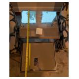 Nesting mirrored side tables