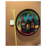 Large ceramic plate wall art