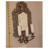 ATQ Victorian brass Bacchus mirror wall sconce (b)