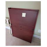 Folding cherry wood puzzle table