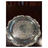 Set of 2 Gorham Silver Plate & Serving Tray