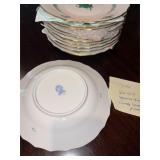 Set of 11 Herend Hungary Chinese Bouquet Plates