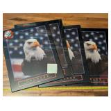 Bald eagle motivational wall poster plaques