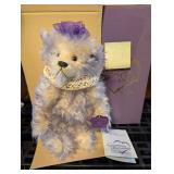 Samantha 12-in plush bear by Annette Funicello