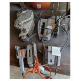 Lot of Sanders, sabre saw, etc -Untested