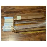 Pair of Thomas pacconi single tier quilt racks