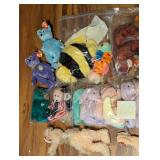 Lot of vintage ty beanie baby stuffed animals